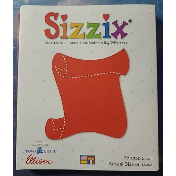 Sizzix Die Cut Original Red - Scroll 38-0138 - Picture 1 of 3